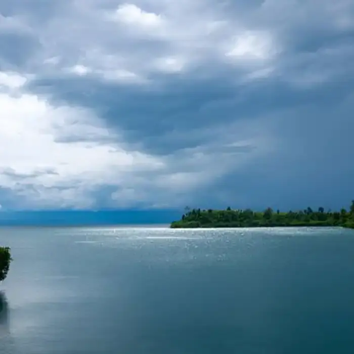 Scenic views of Lake Kivu National Park